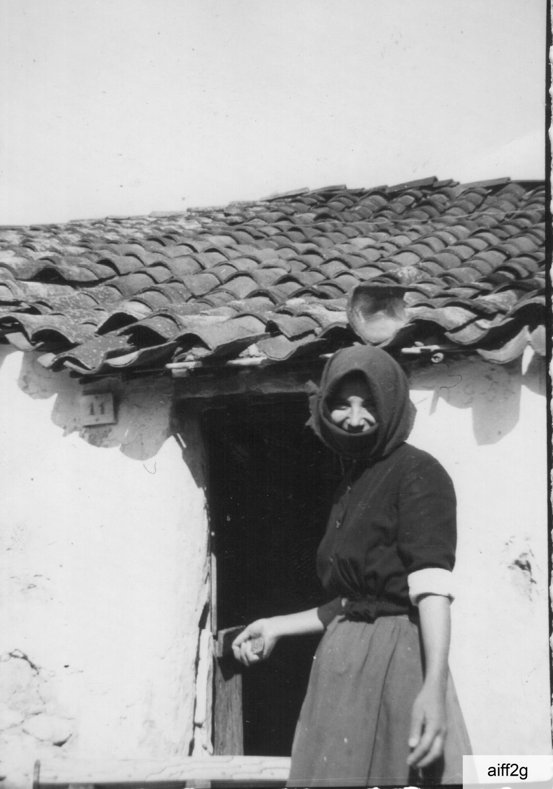 1951: fazzoletto indossato a murrabi dalla signora Ida Cuscusa (1935-2004)