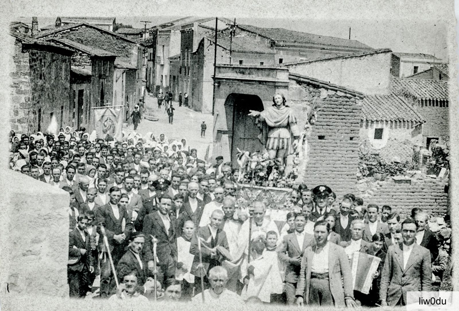 Prima metà del Novecento: processione in onore di Sant’Isidoro