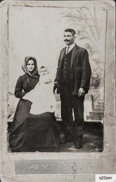 Nino Fadda, Luigia Orrù e la figlia Maria Annica